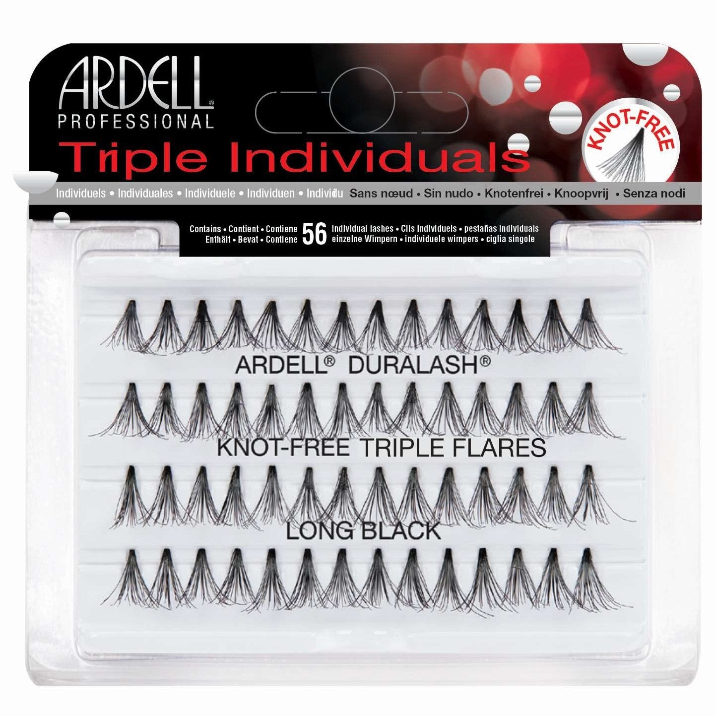 Individual Triple Long Black Eyelashes