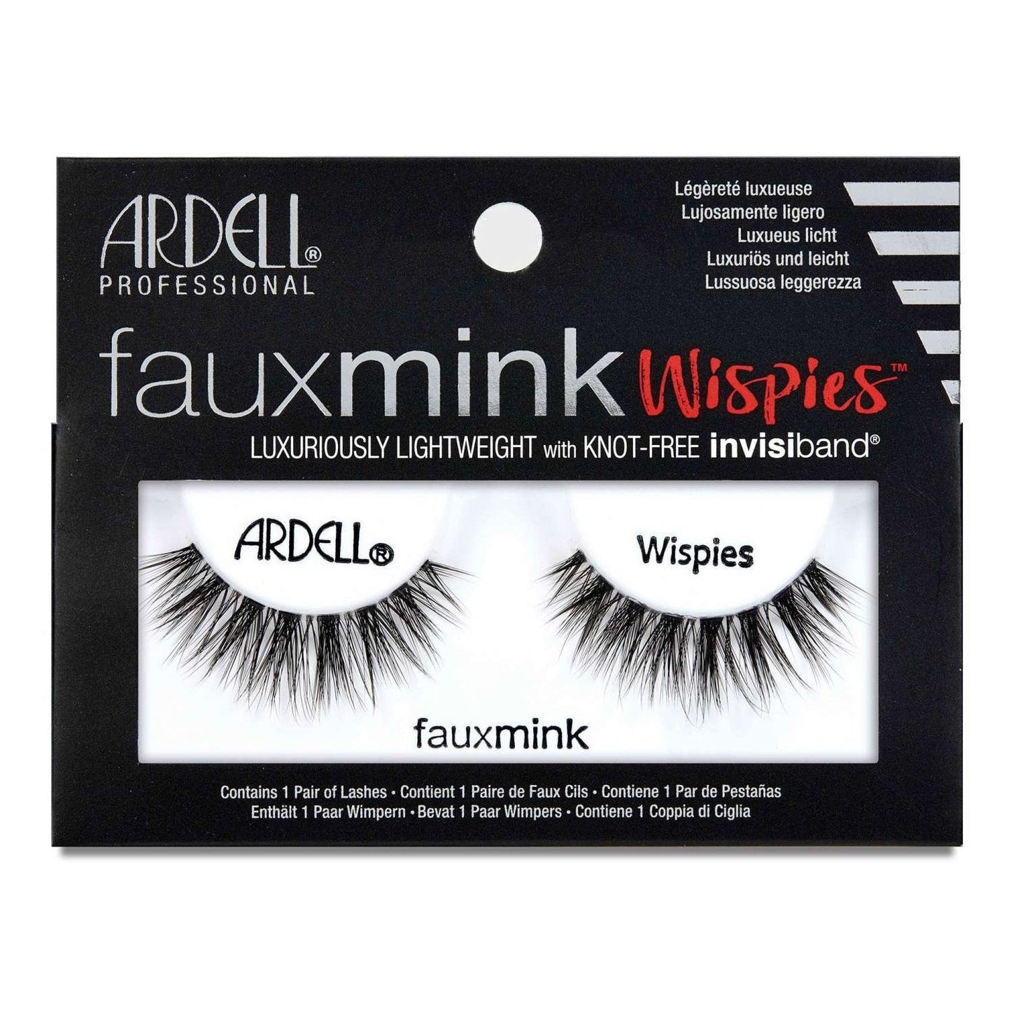 Faux Mink Wispies Lightweight Silky-Soft Lashes