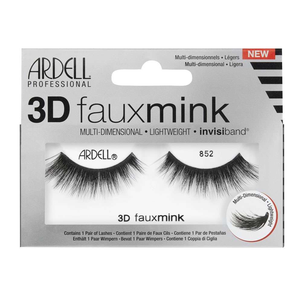 Faux Mink Strip Lash Invisiband Medium Length 852