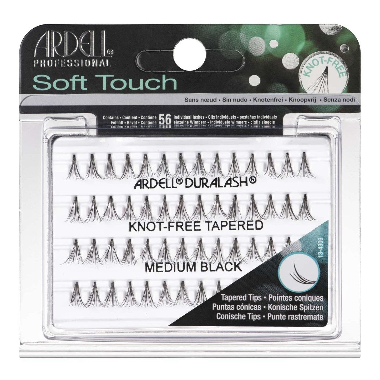 Soft Touch Knot-Free Tapered Individual Lashes Medium Black