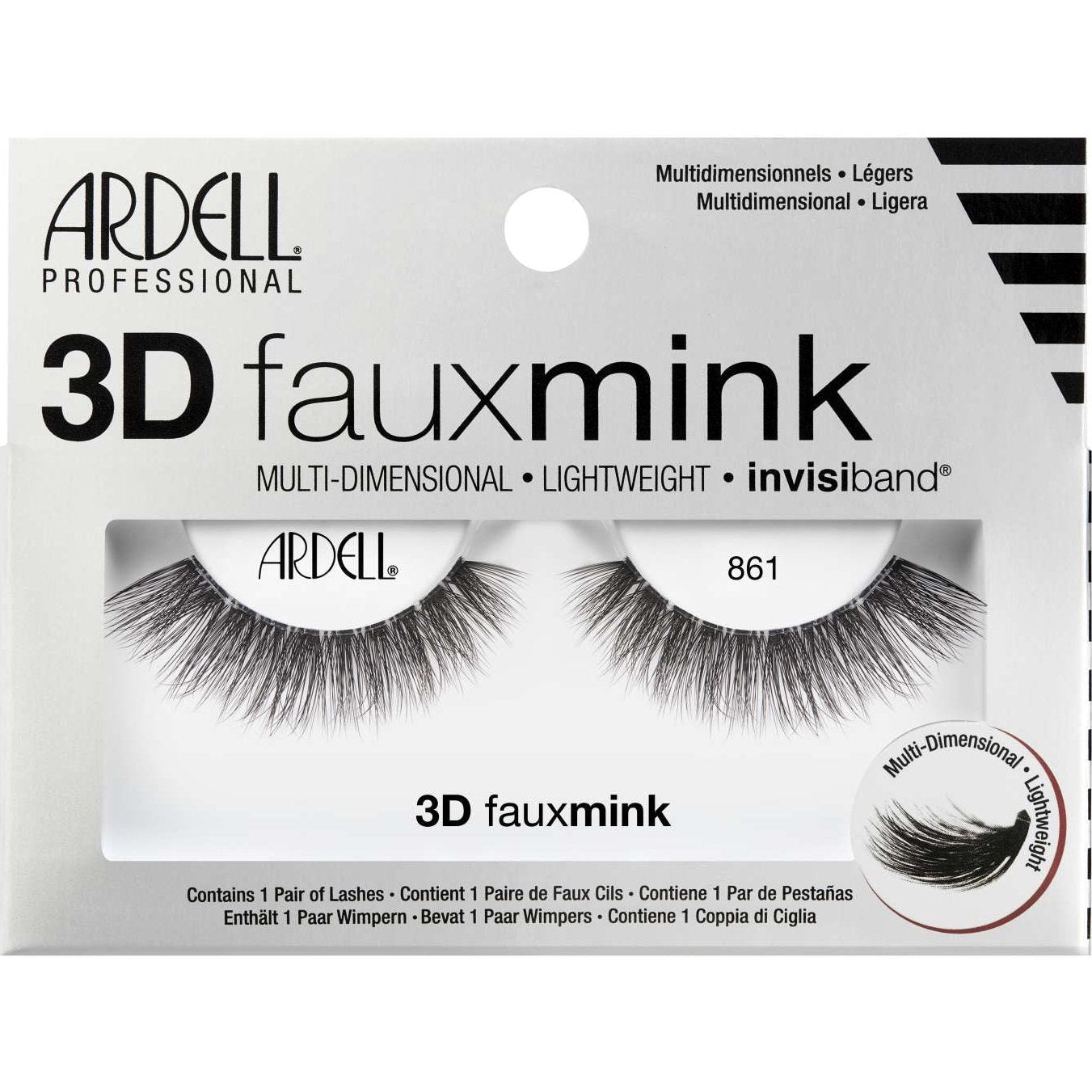 Faux Mink Individual Lashes 3D 861