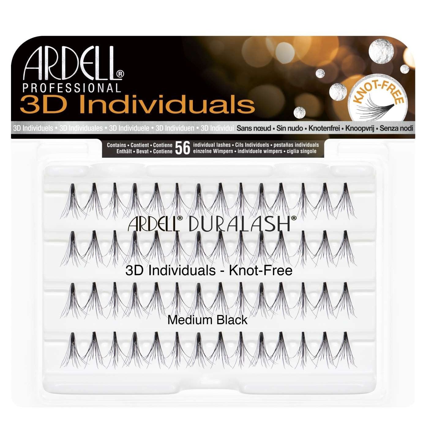 3D Individual Lashes Medium Length Invisiband