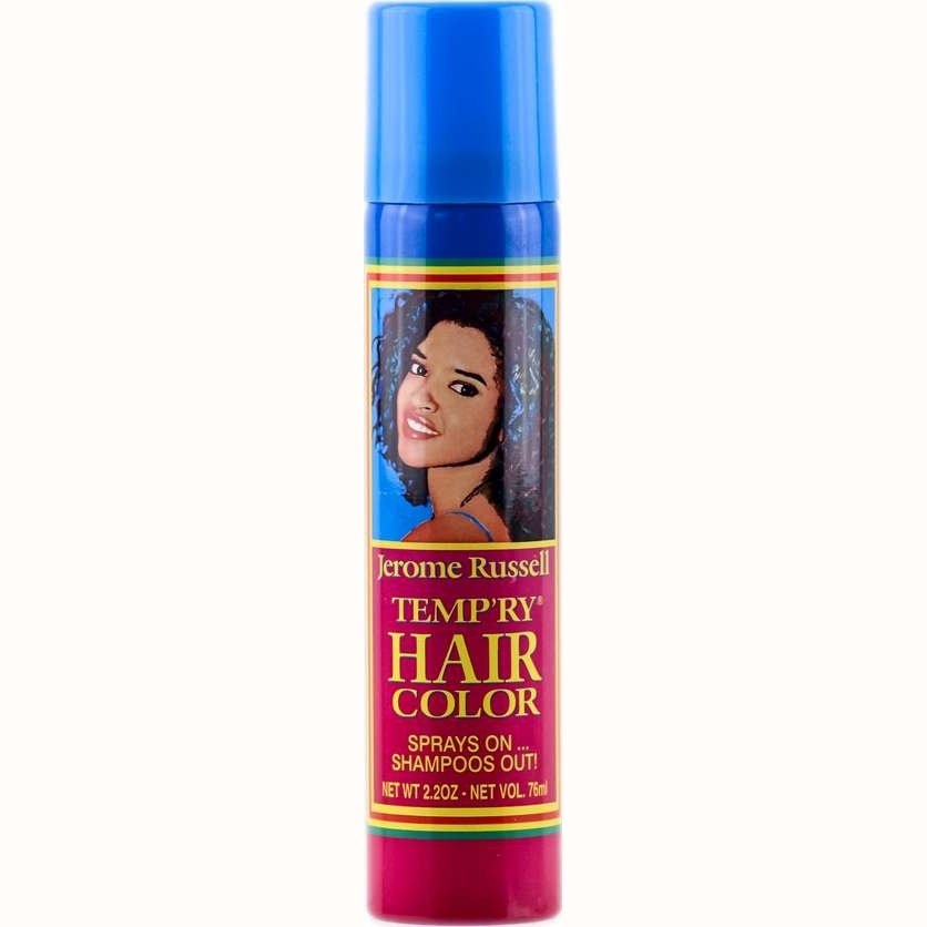 Temporary Hair Color Spray Black Mystical Hue Quick-Dry