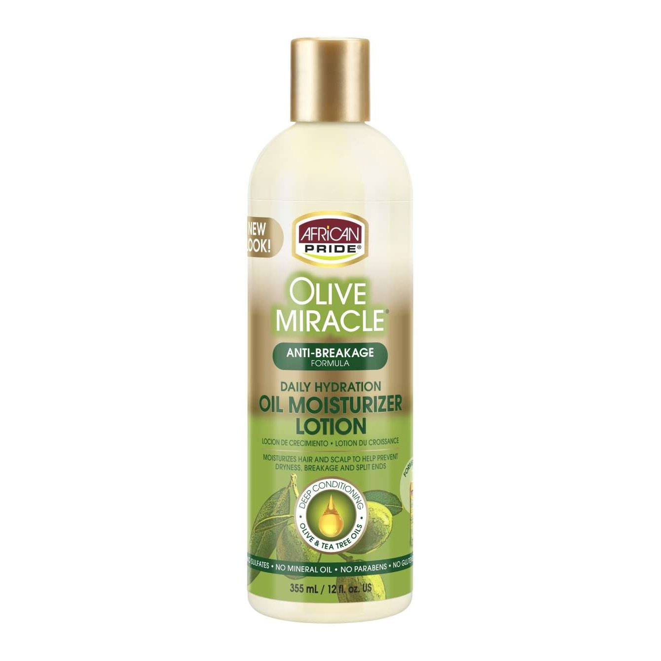 African Pride Moisturizer Lotion with Olive Oil and Tea Tree Extracts
