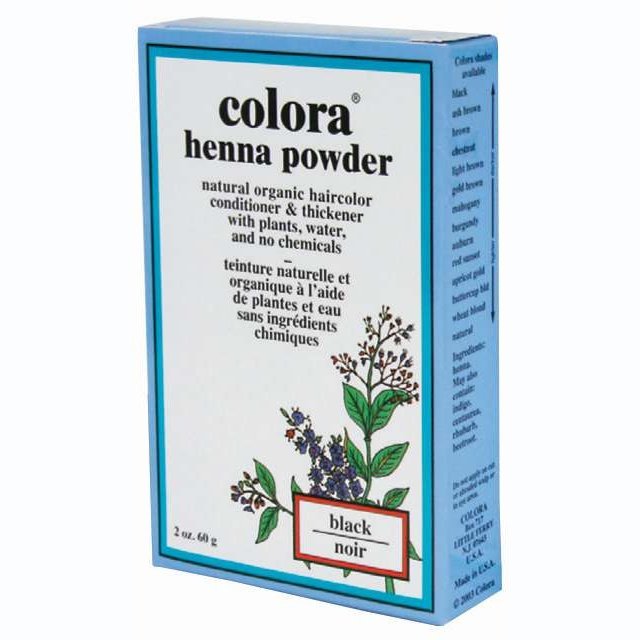 Organic Henna Powder Hair Color for Dry, Brittle Hair Black