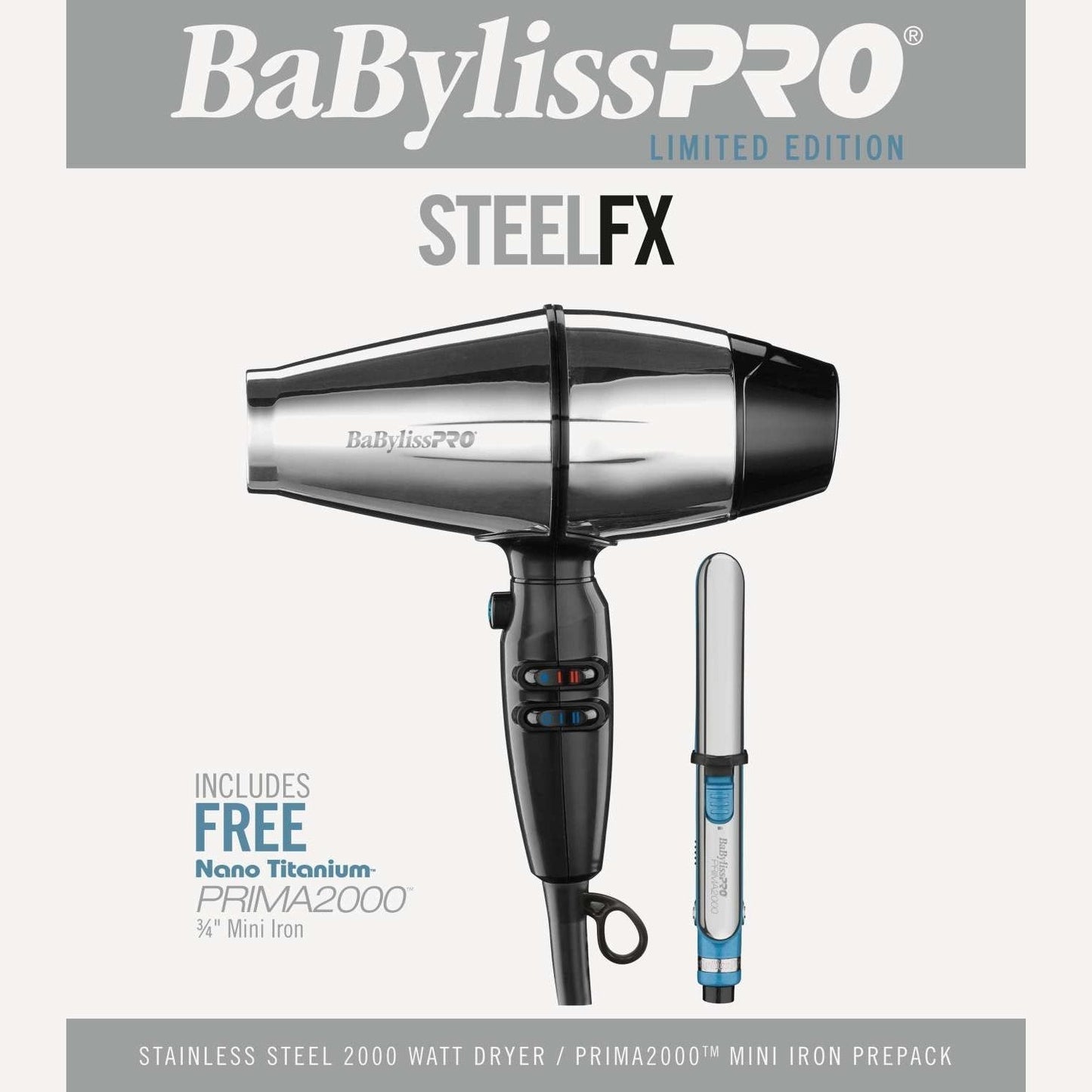 Hair Dryer Steelfx Mini 2000