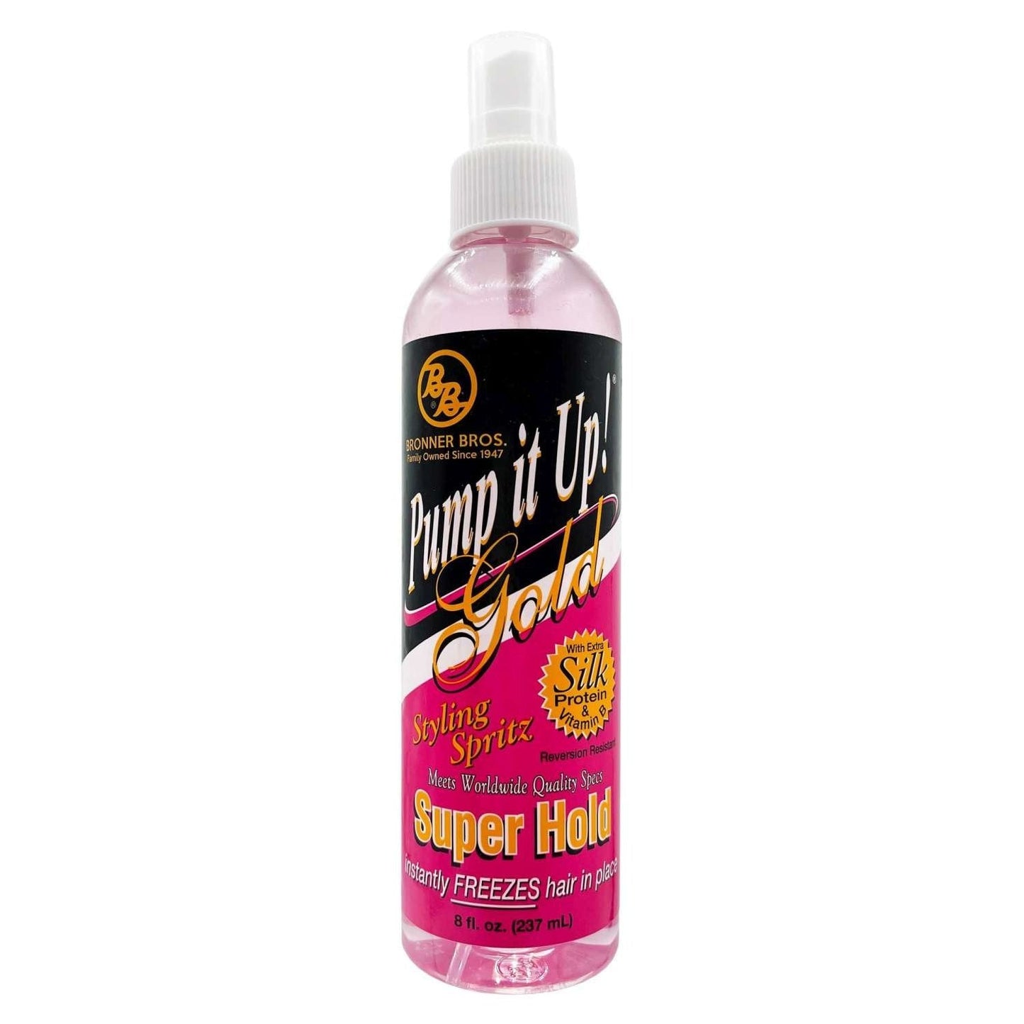 Pump It Up Gold Styling Spritz with Silk Protein and Vitamin B 55% Concentrate