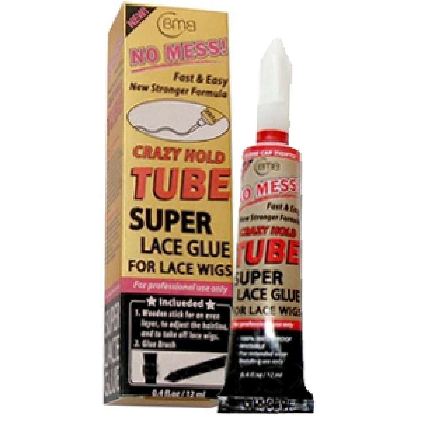 Lace Glue Tube for Wig Bonding Invisible Long-Lasting Hold