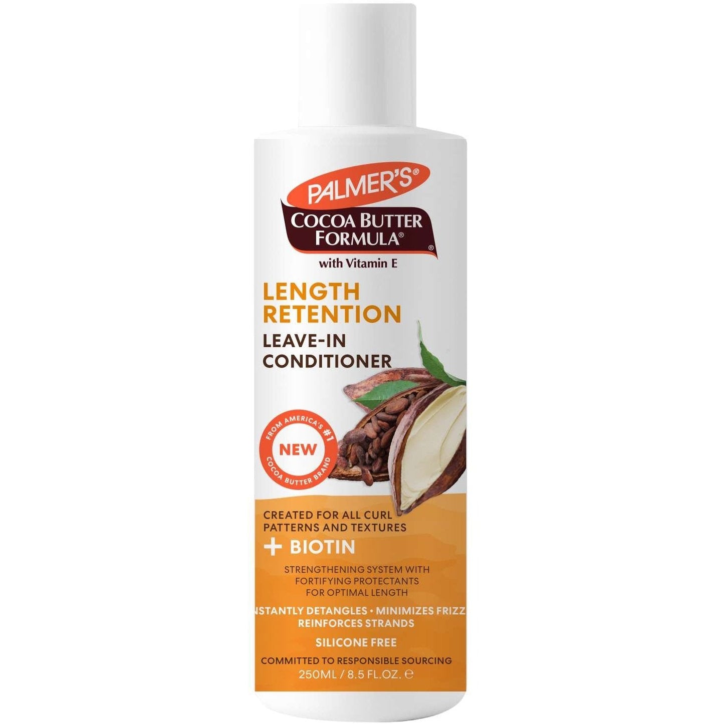 Leave-In Conditioner with Cocoa Butter and Biotin for Length Retention