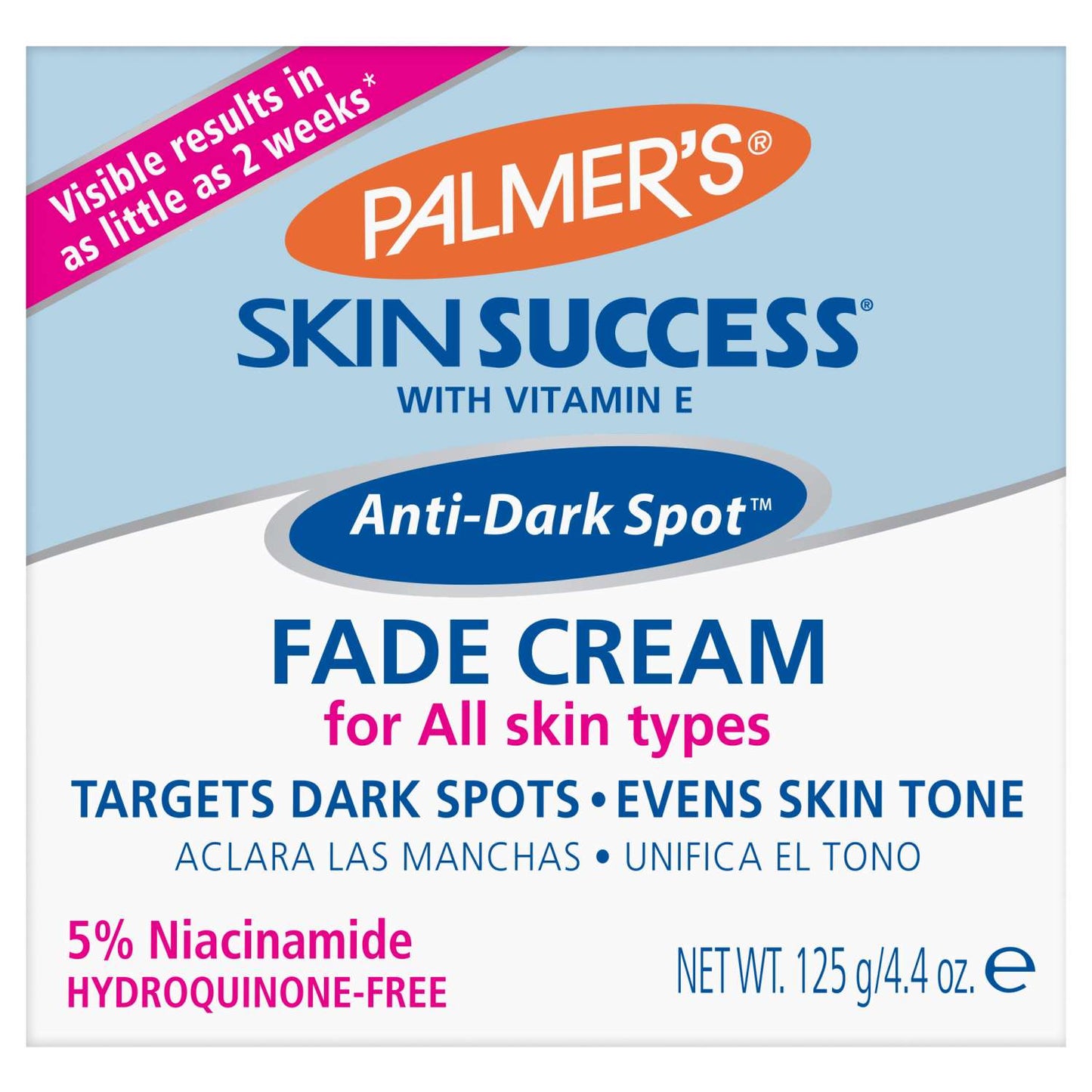 Fade Cream with 5% Niacinamide for All Skin Types