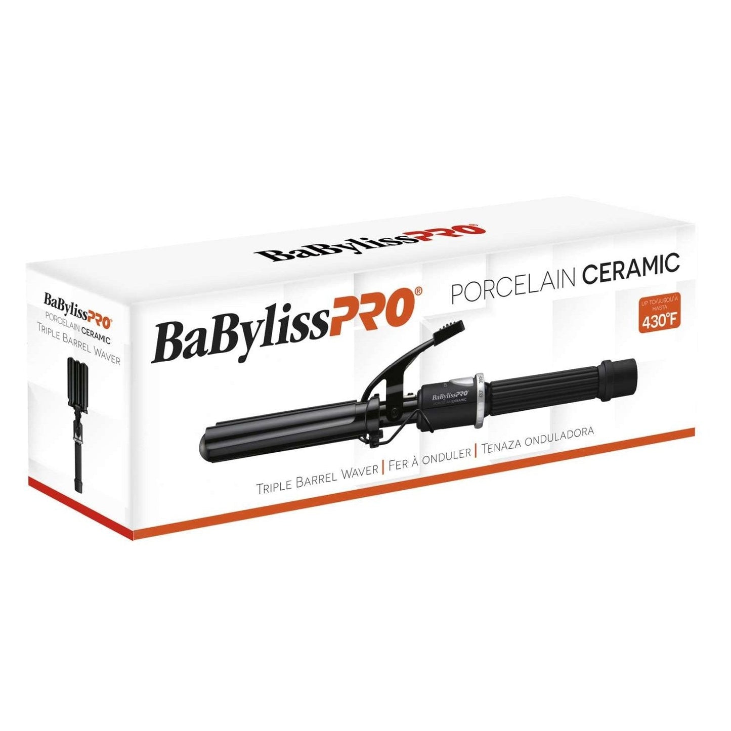 Porcelain Ceramic Triple Barrel Waver