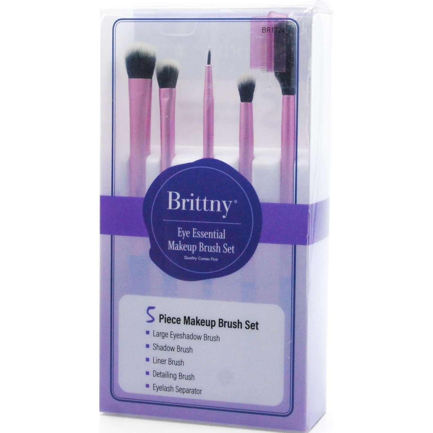 Eye Makeup Brush Set 5-Piece Essential Kit