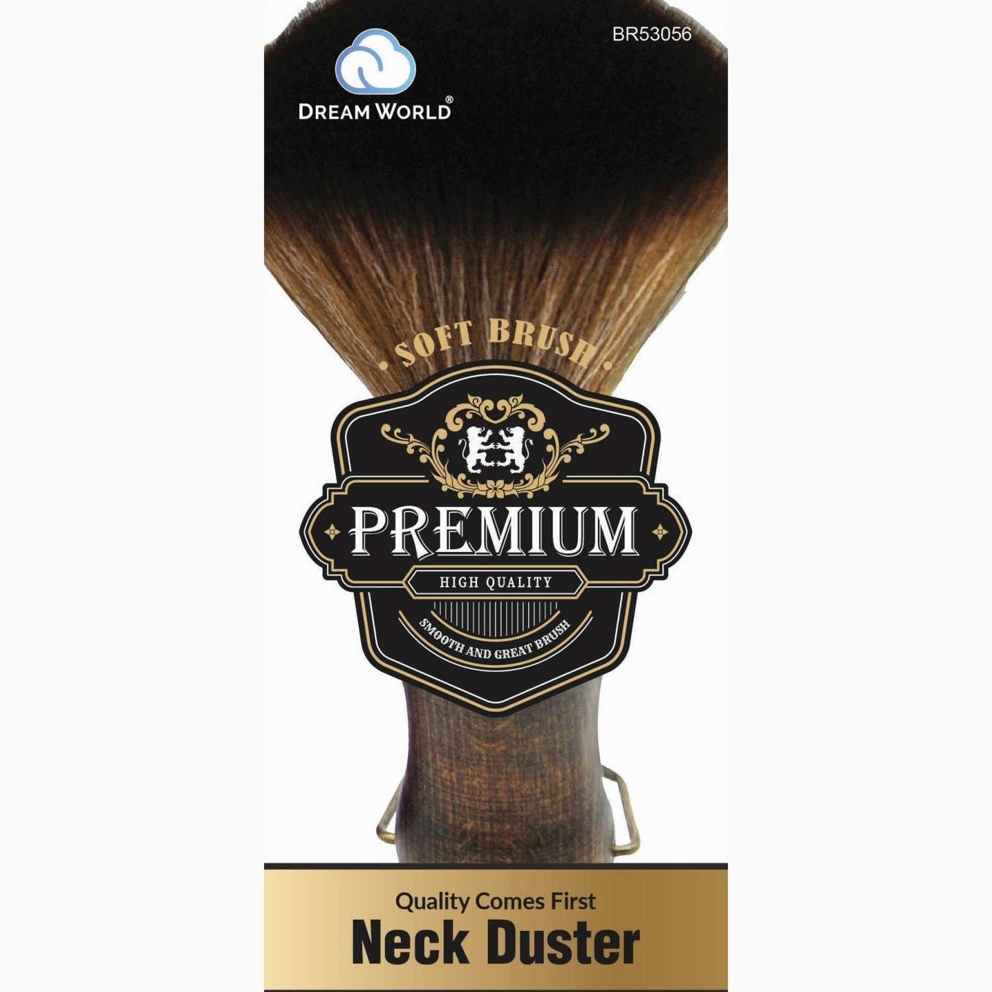 Neck Duster Brush Soft Nylon Bristles Premium Size