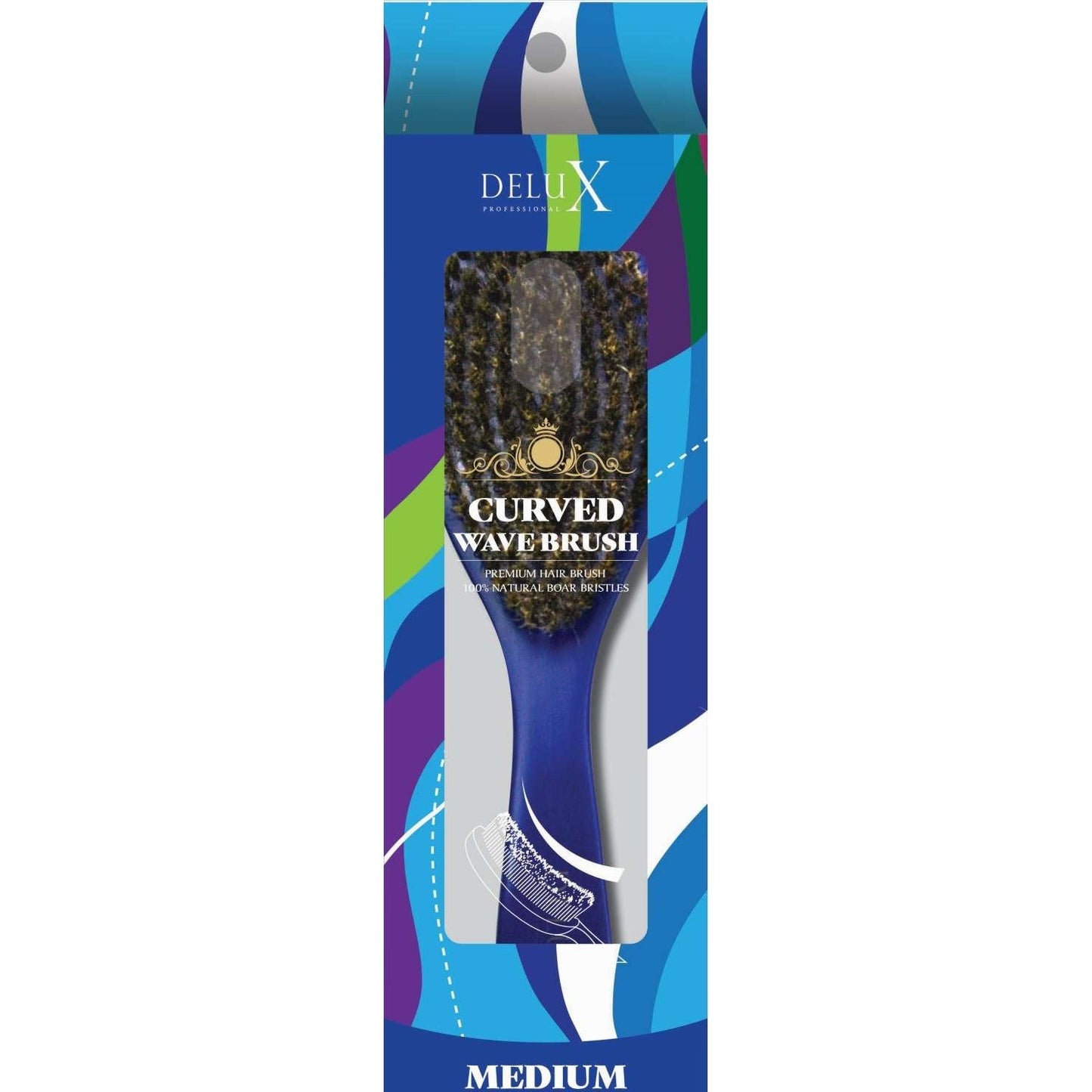 Curved Wave Brush for Wavy, Curly, Coily, and Kinky Hair Medium Size
