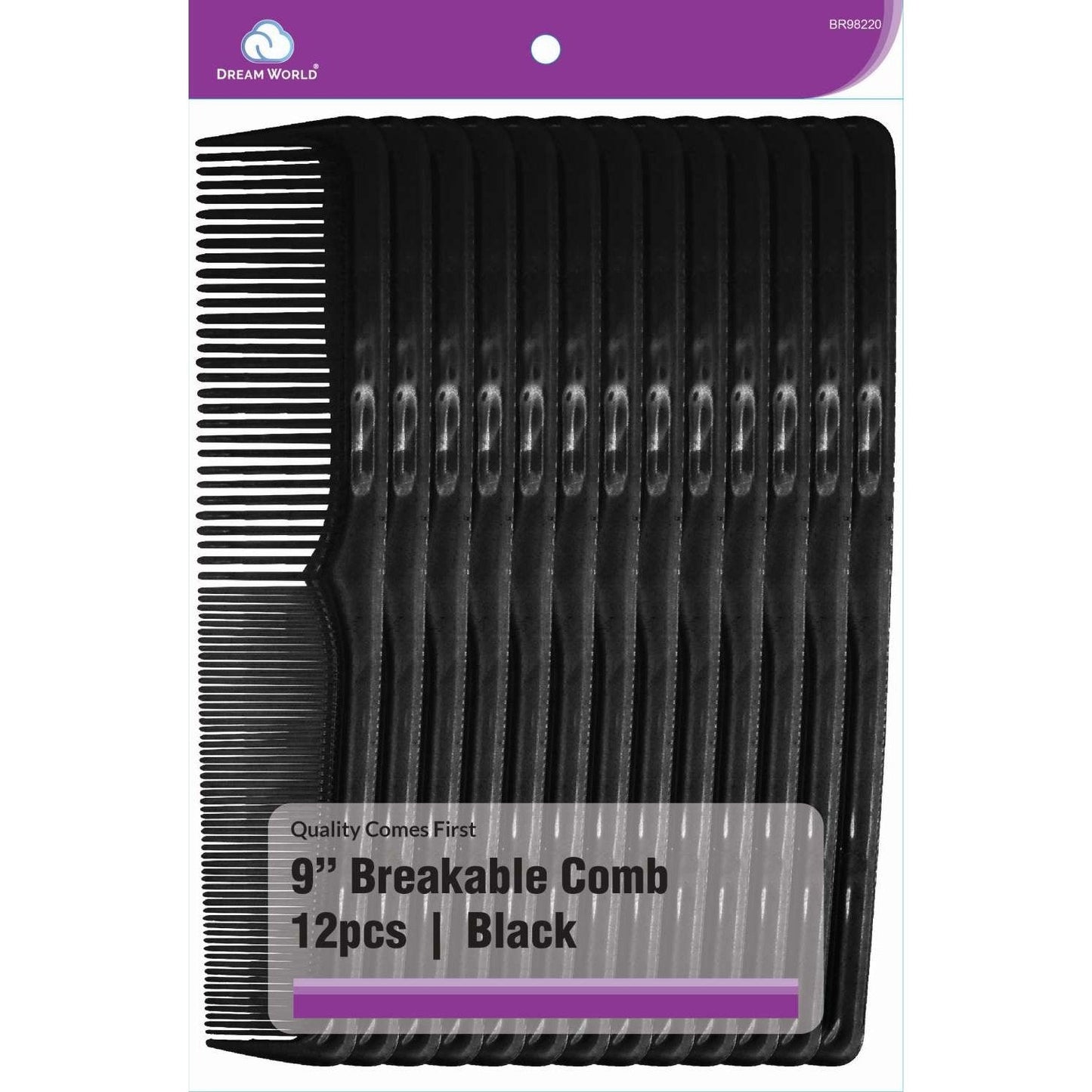 9 Inch Dual-Teeth Comb Set for Salon Use