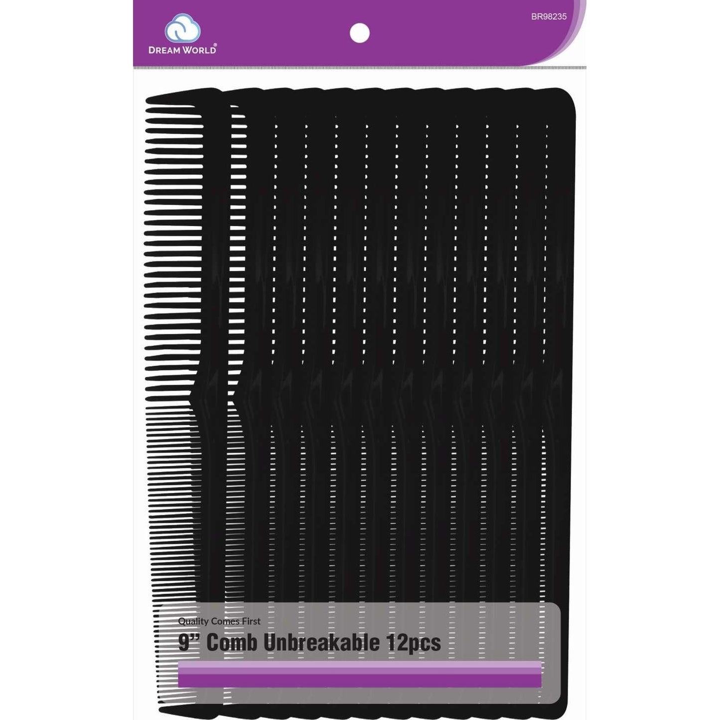 Unbreakable Comb Set for All Hair Types Bulk Pack of 9