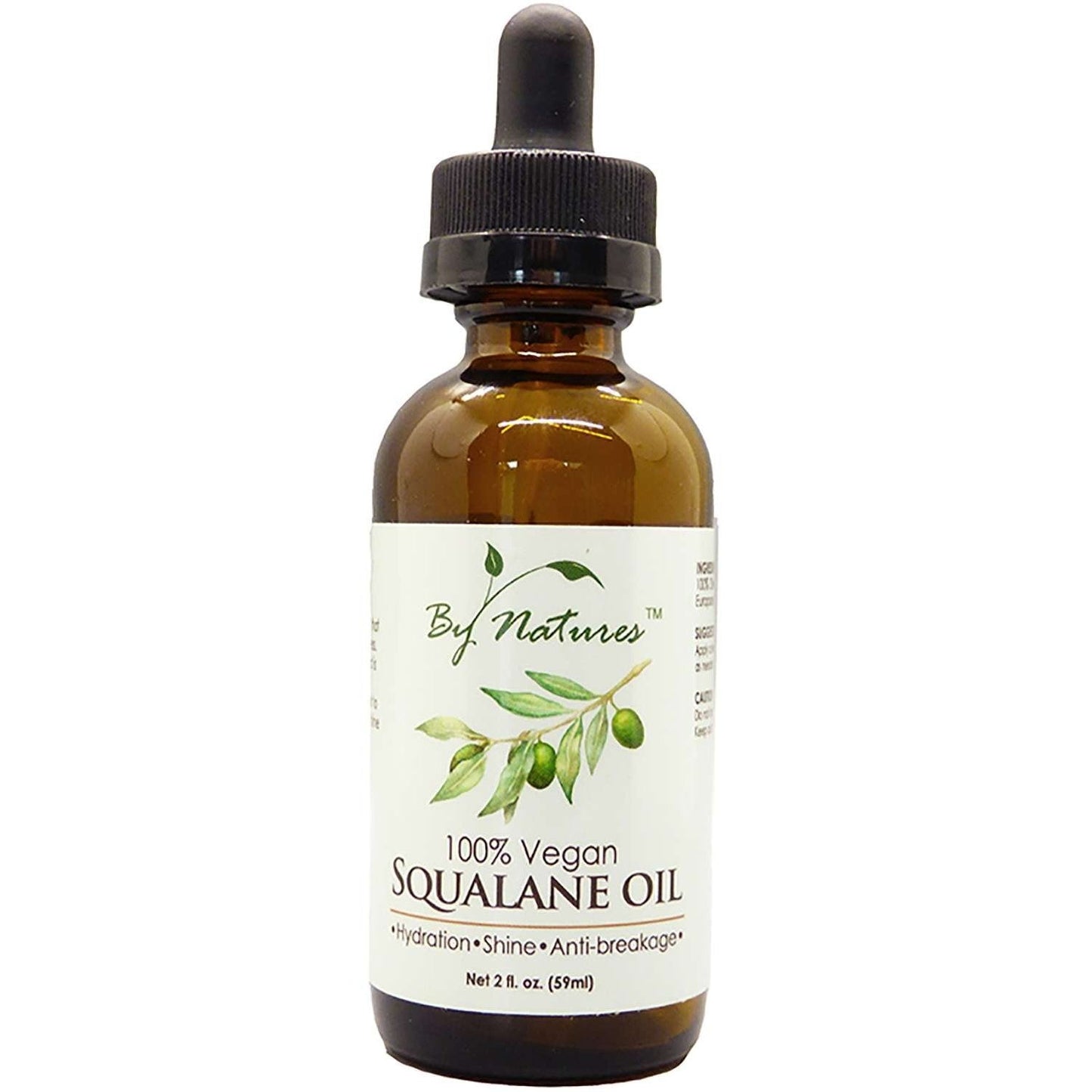 100% Vegan Squalane Oil Moisturizer for Skin and Hair