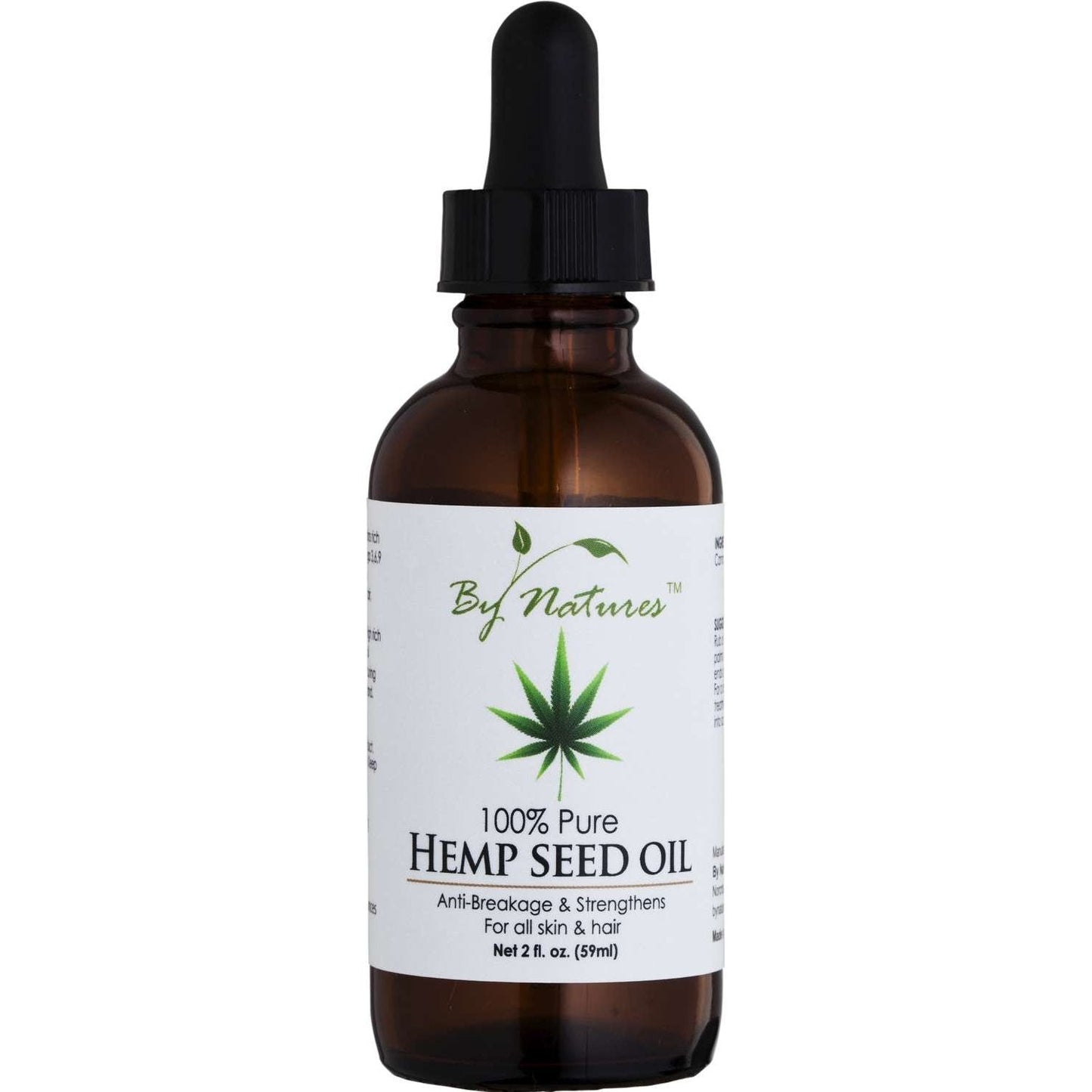 100 Percent Pure Hemp Seed Oil for Skin and Hair