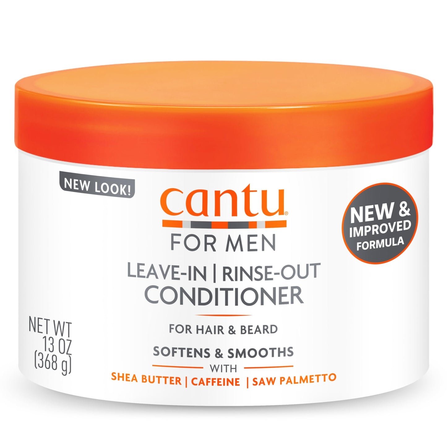 Cantu Leave-In Conditioner for Coarse Hair with Shea Butter and Caffeine