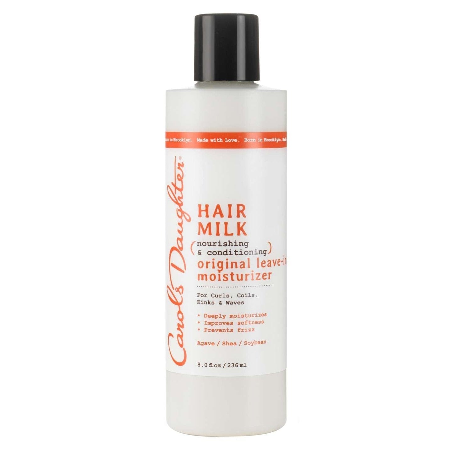 Hair Milk Leave-In Moisturizer for Curly, Wavy, Kinky Hair with Shea Butter and Agave Nectar