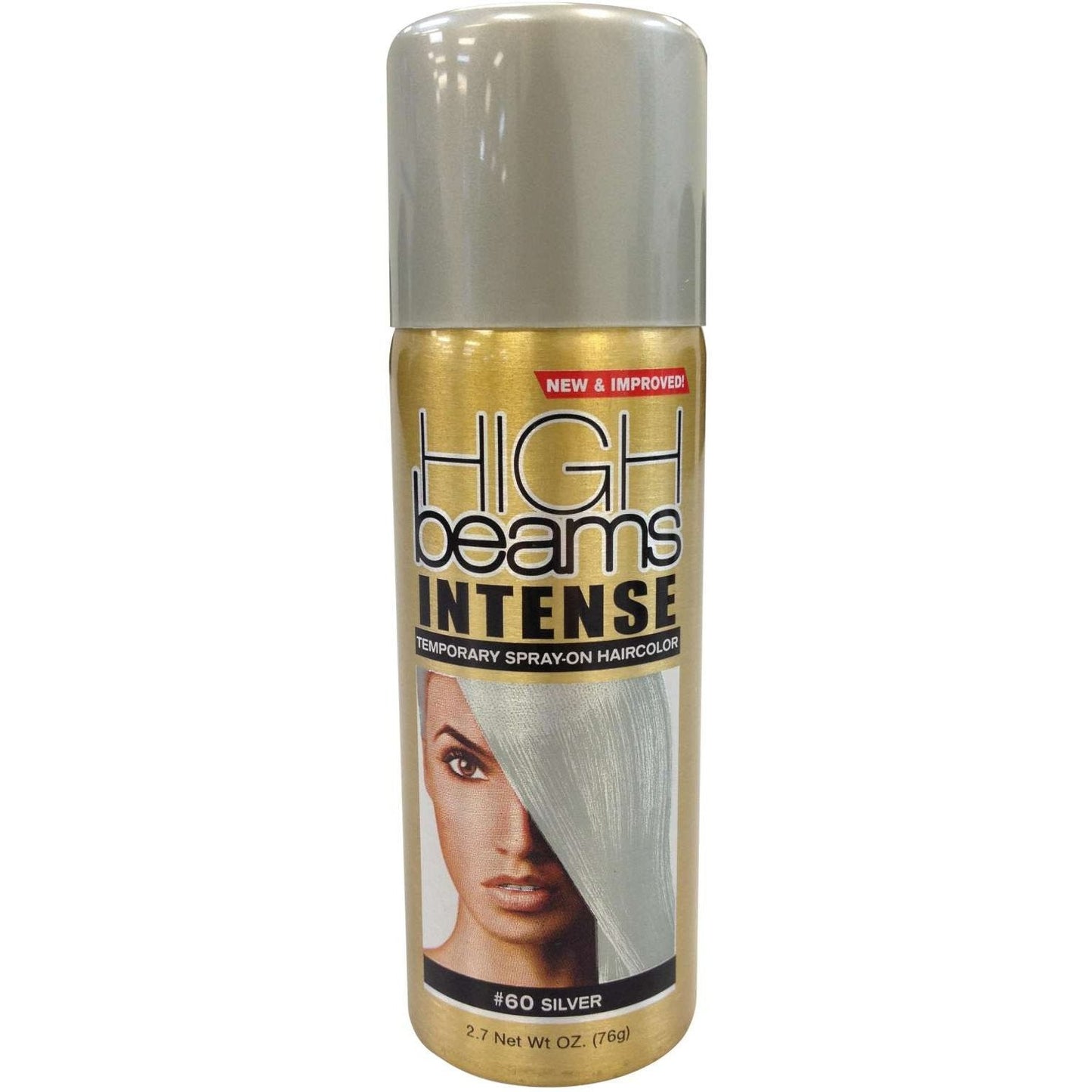 Temporary Spray-On Hair Color Silver Temporary Hair Spray for Gray Hair Coverage