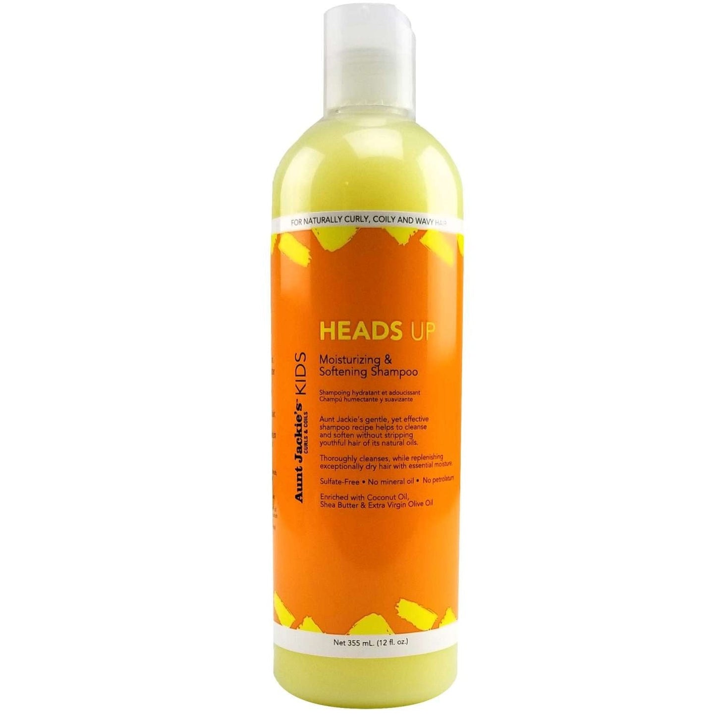Aunt Jackie's Kids Moisturizing Shampoo for Natural Curls and Coils