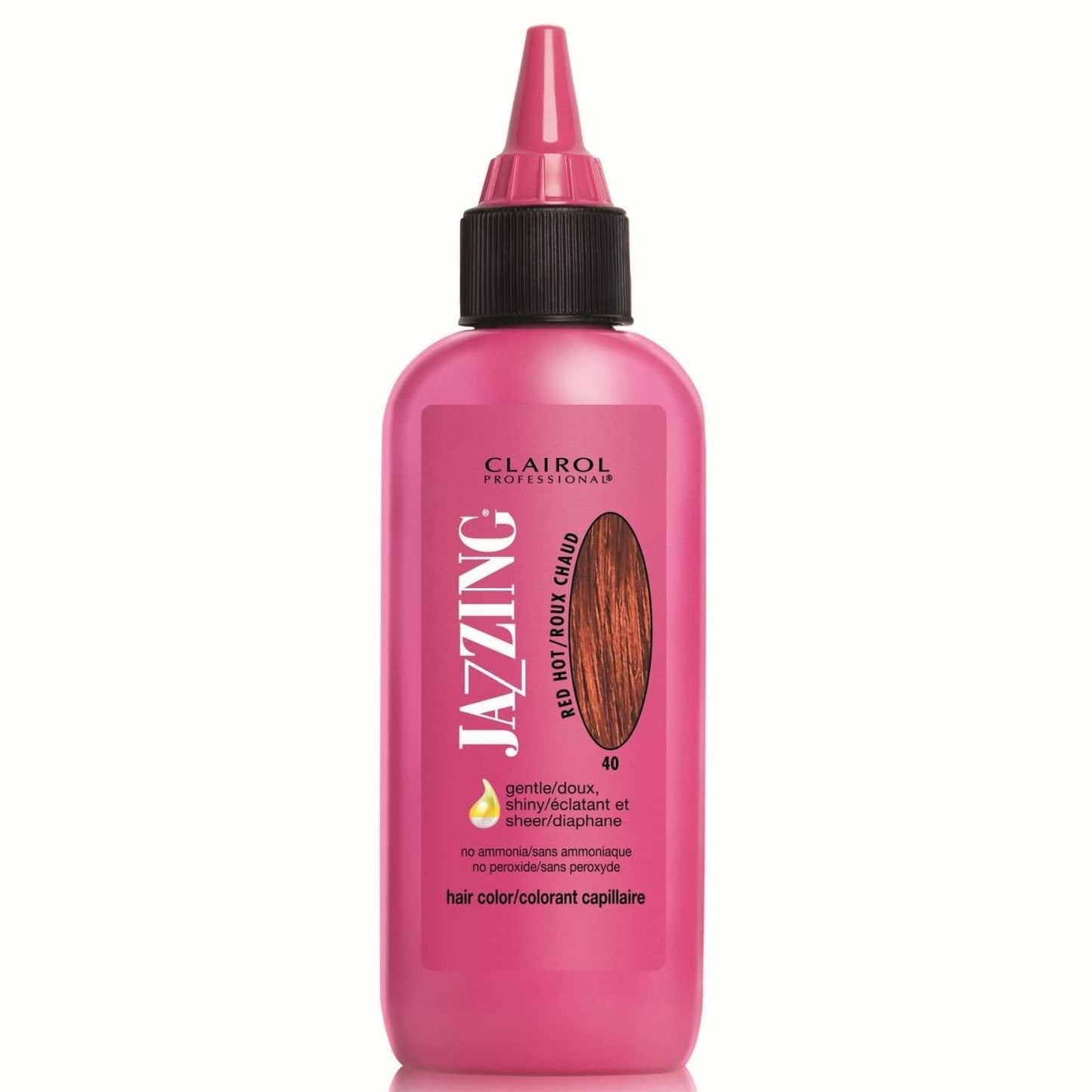Semi-Permanent Hair Color for Natural or Colored Hair 40 Red Hot