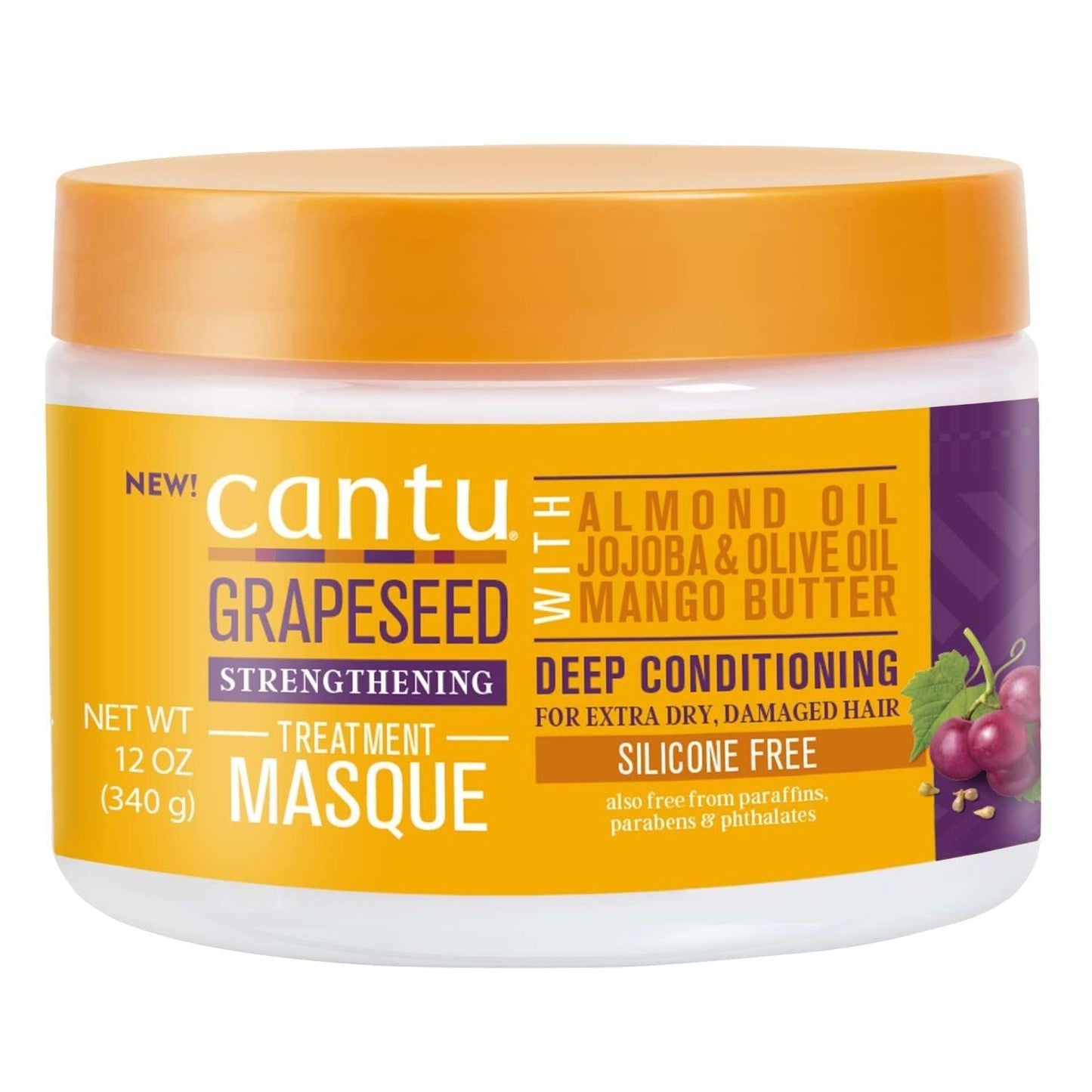 Cantu Deep Conditioning Treatment Masque with Grapeseed and Shea Butter