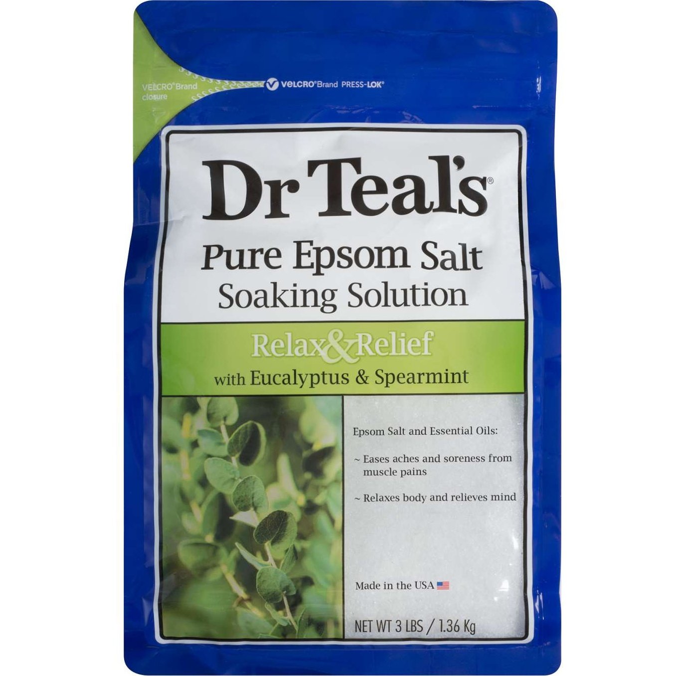 Epsom Salt Soaking Solution with Eucalyptus and Spearmint