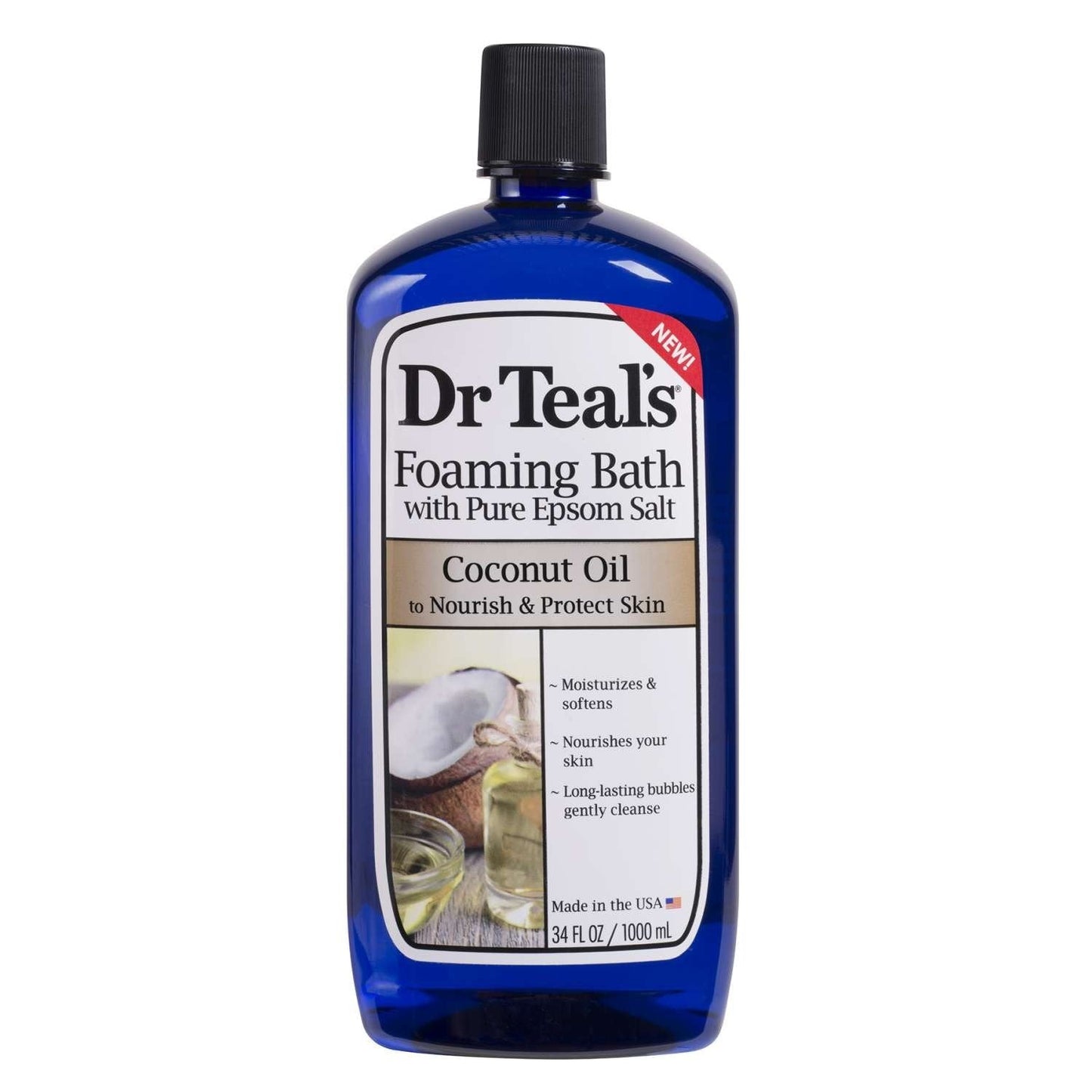 Foaming Bath with Coconut Oil and Epsom Salt