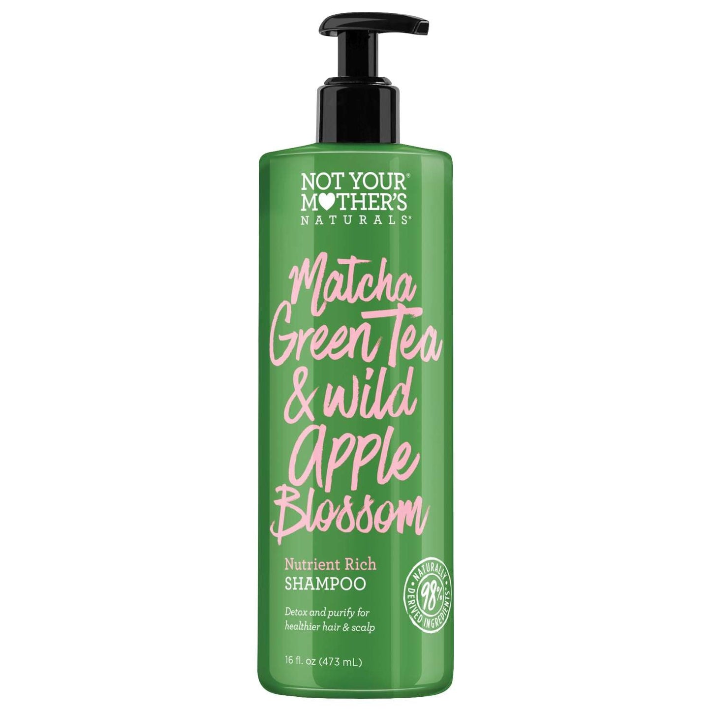Natural Matcha Green Tea & Wild Apple Blossom Shampoo for All Hair Types