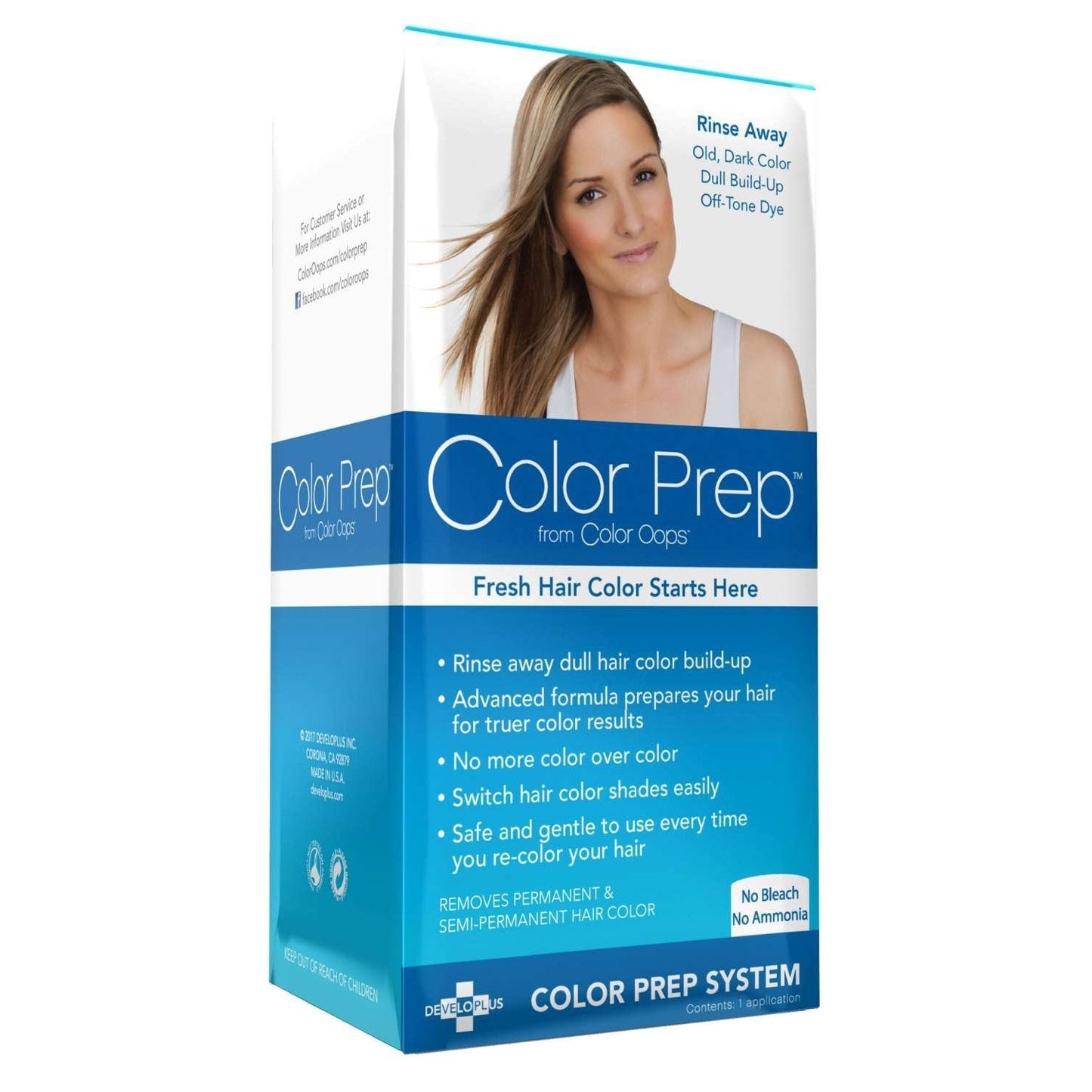 Hair Color Remover for Oxidative Hair Color Prep