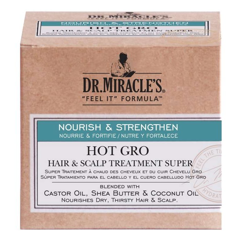 Hot Gro Hair Scalp Treatment with Shea Butter, Aloe & Jojoba Oil
