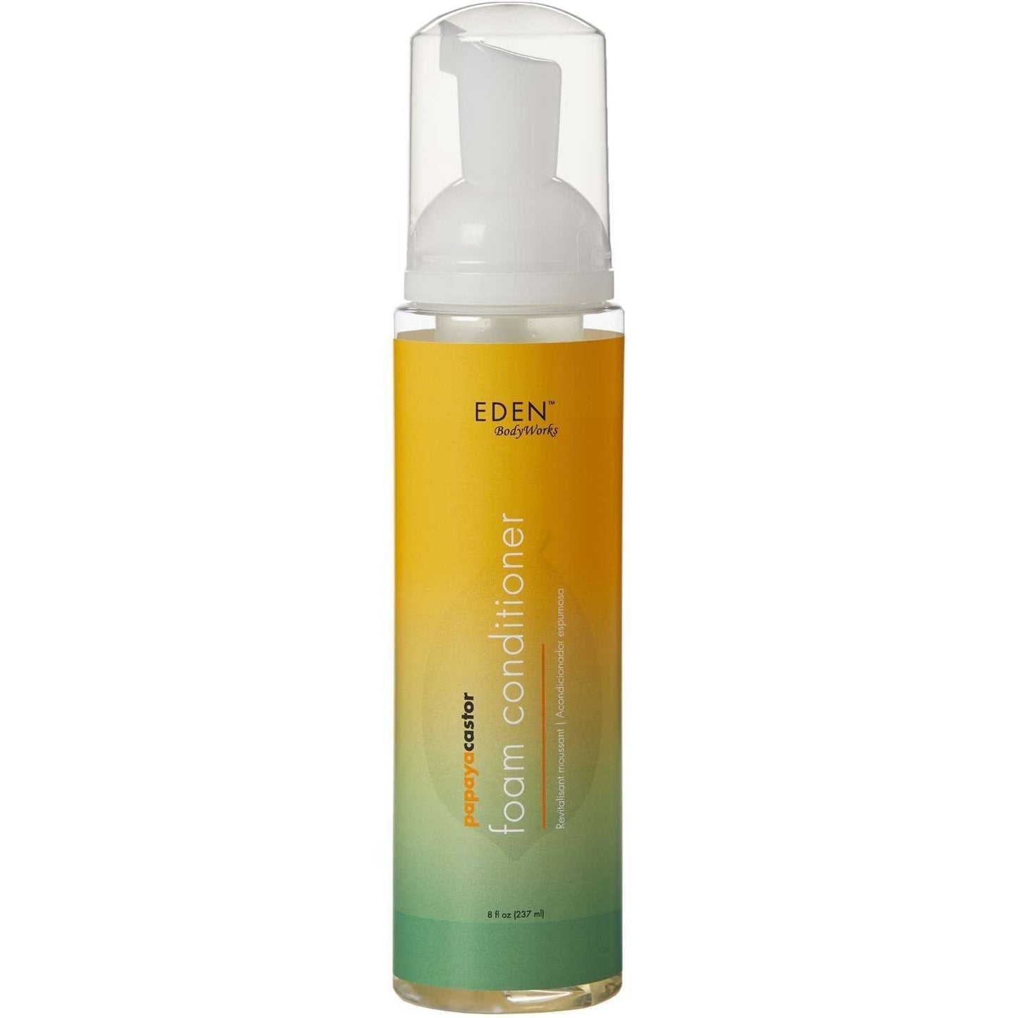 Leave-In Foam Conditioner with Papaya and Castor Oil for Curls and Coils