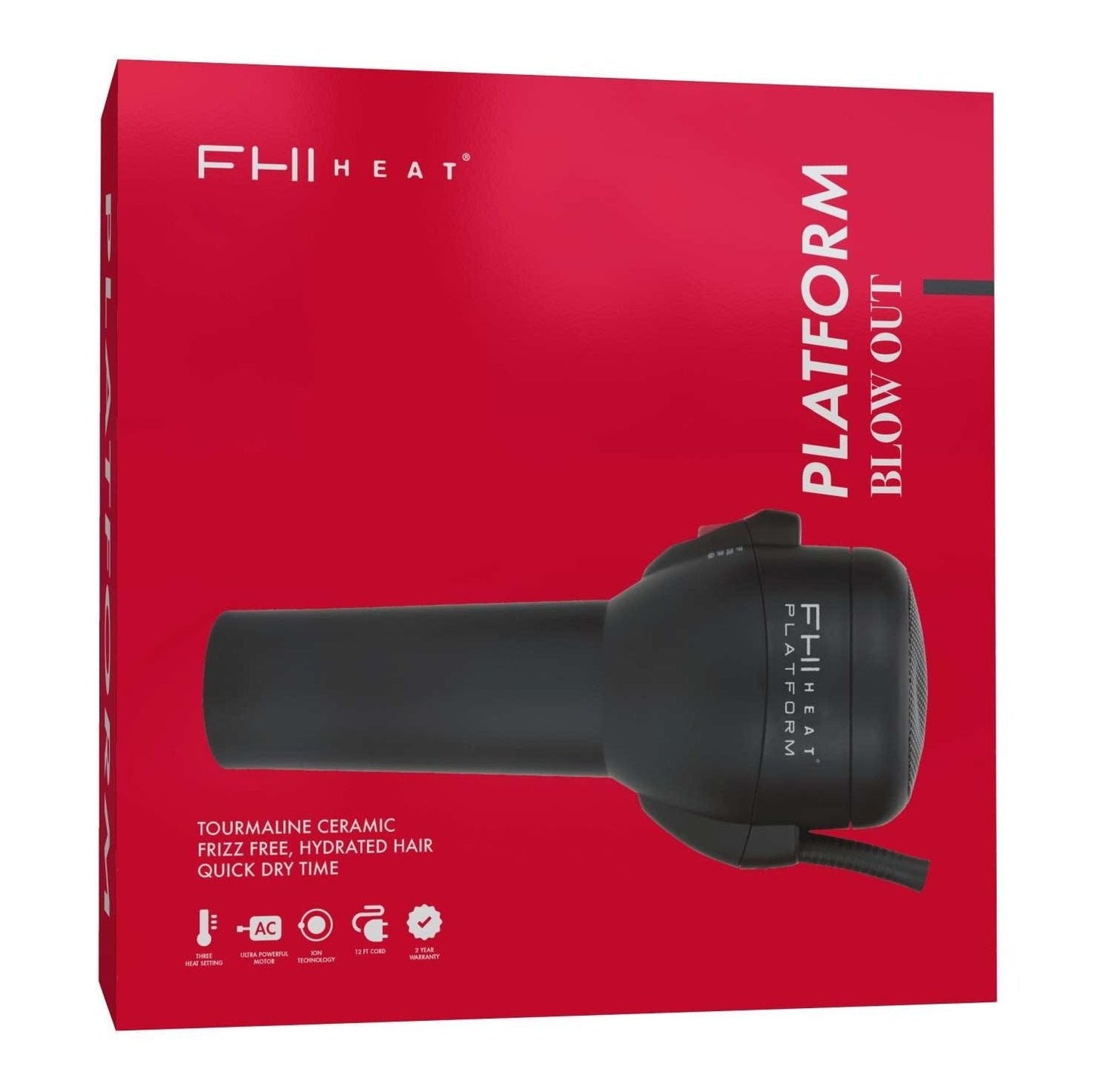Platform Blow Out Dryer with Even Heat Technology and Frizz Control