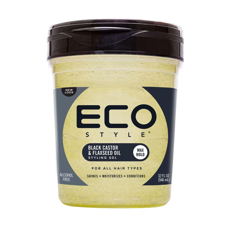 Styling Gel with Black Castor and Flaxseed Oil 32 Oz