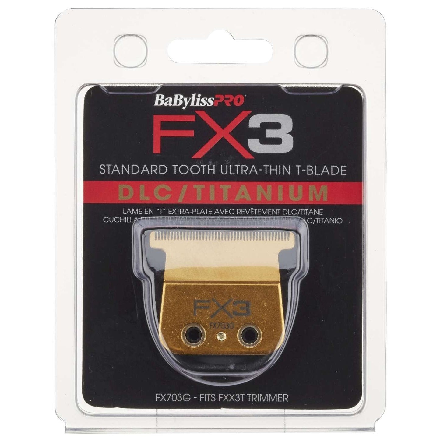Ultra Thin T-Blade Standard Tooth FXX3T Trimmer Blade
