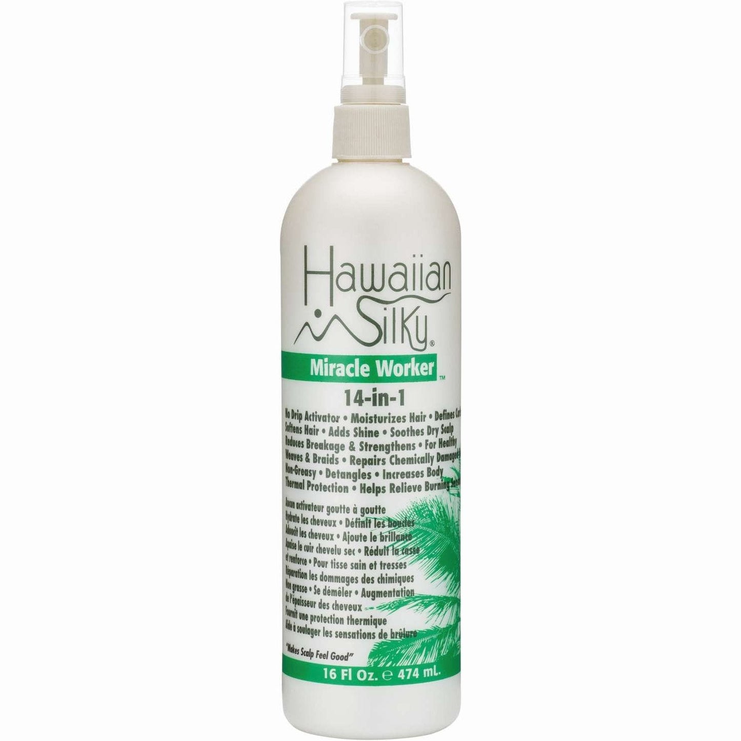 Silky Miracle Worker 14-in-1 Curl Activator for Curly, Wavy, Braided Hair 16 oz