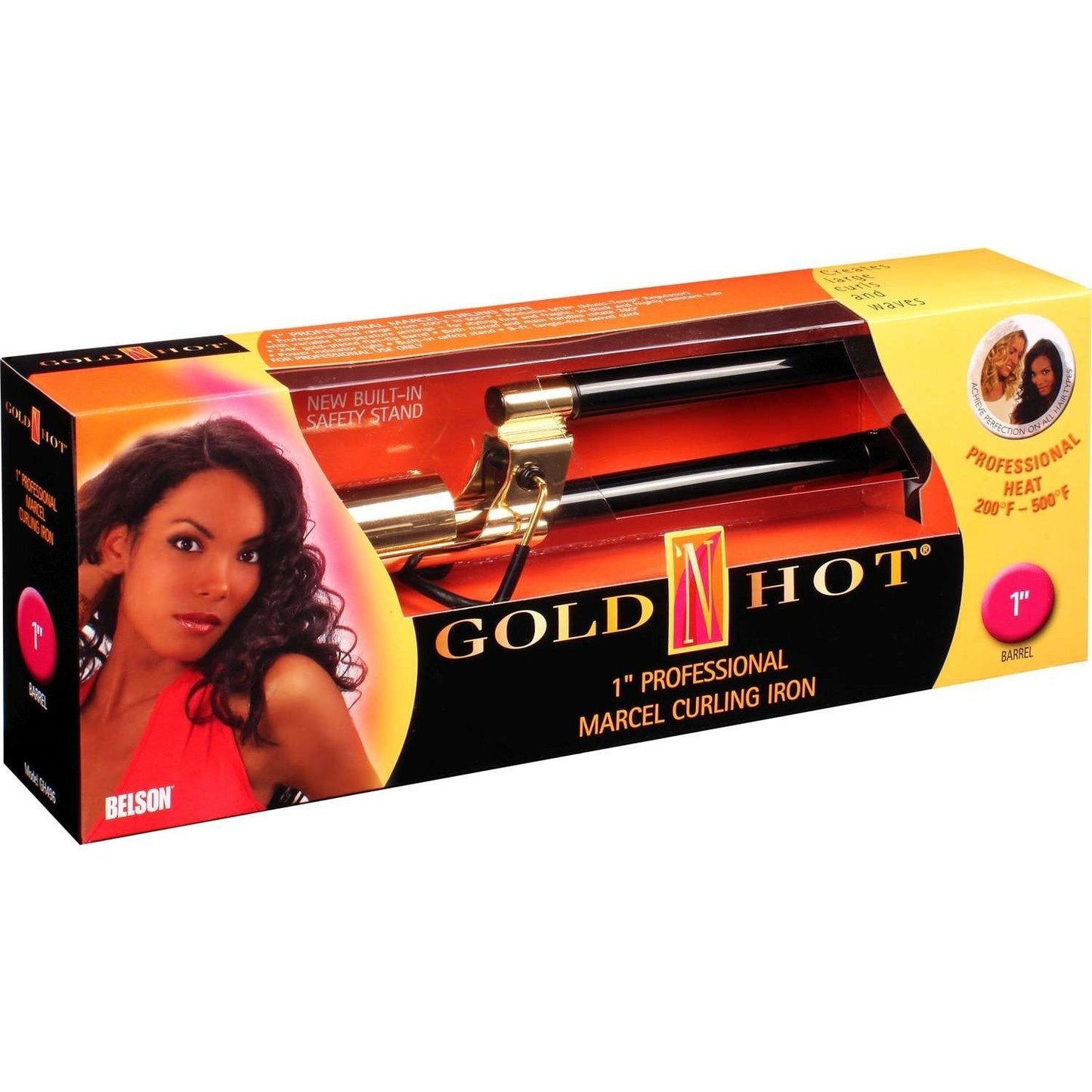 Marcel Iron with 24K Gold Barrel 1-inch