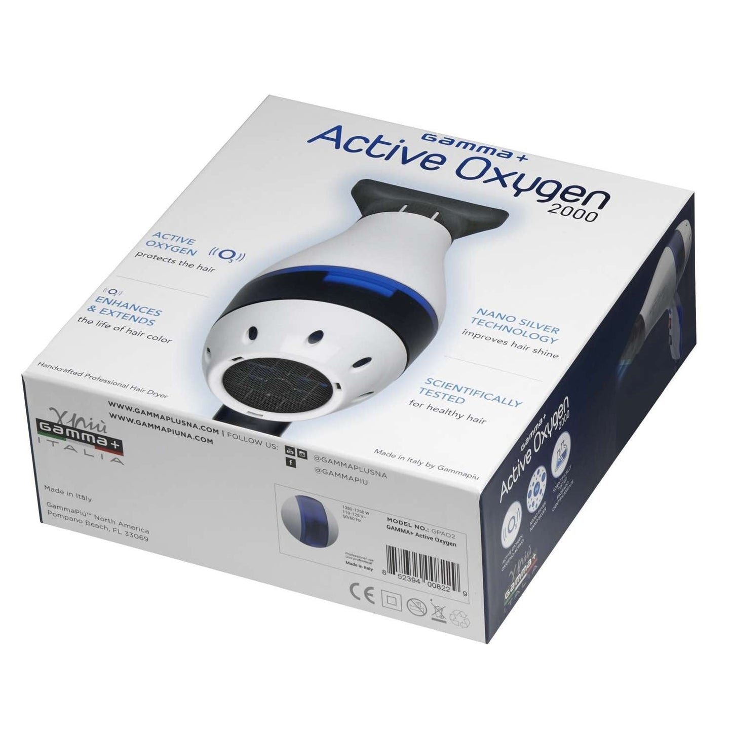 Active Oxygen Hair Dryer for Color Protection