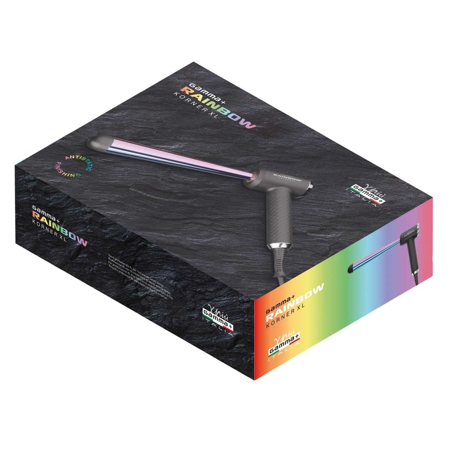 Rainbow Korner Conical Tapered Curling Iron XL for Curly Hair
