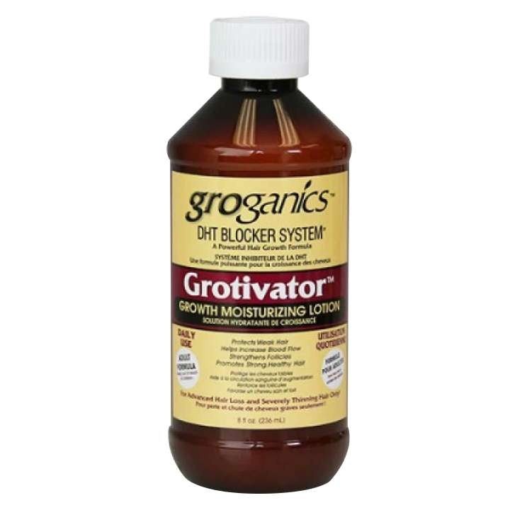 Grotivator Moisturizing Lotion with Peppermint Oil for Dry Damaged Hair