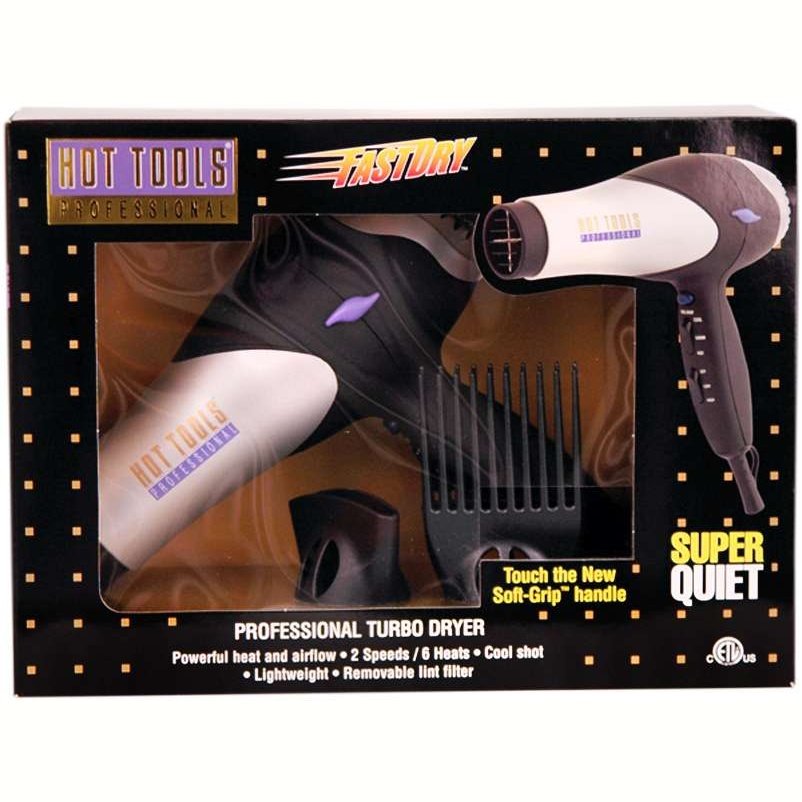 Turbo Styling Dryer for Textured Hair with Temperature Control