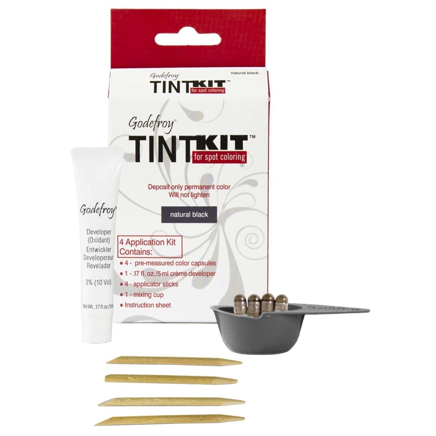 Instant Eyebrow Tint Kit Sensitive Skin 12 Pc - 6 Weeks Coverage