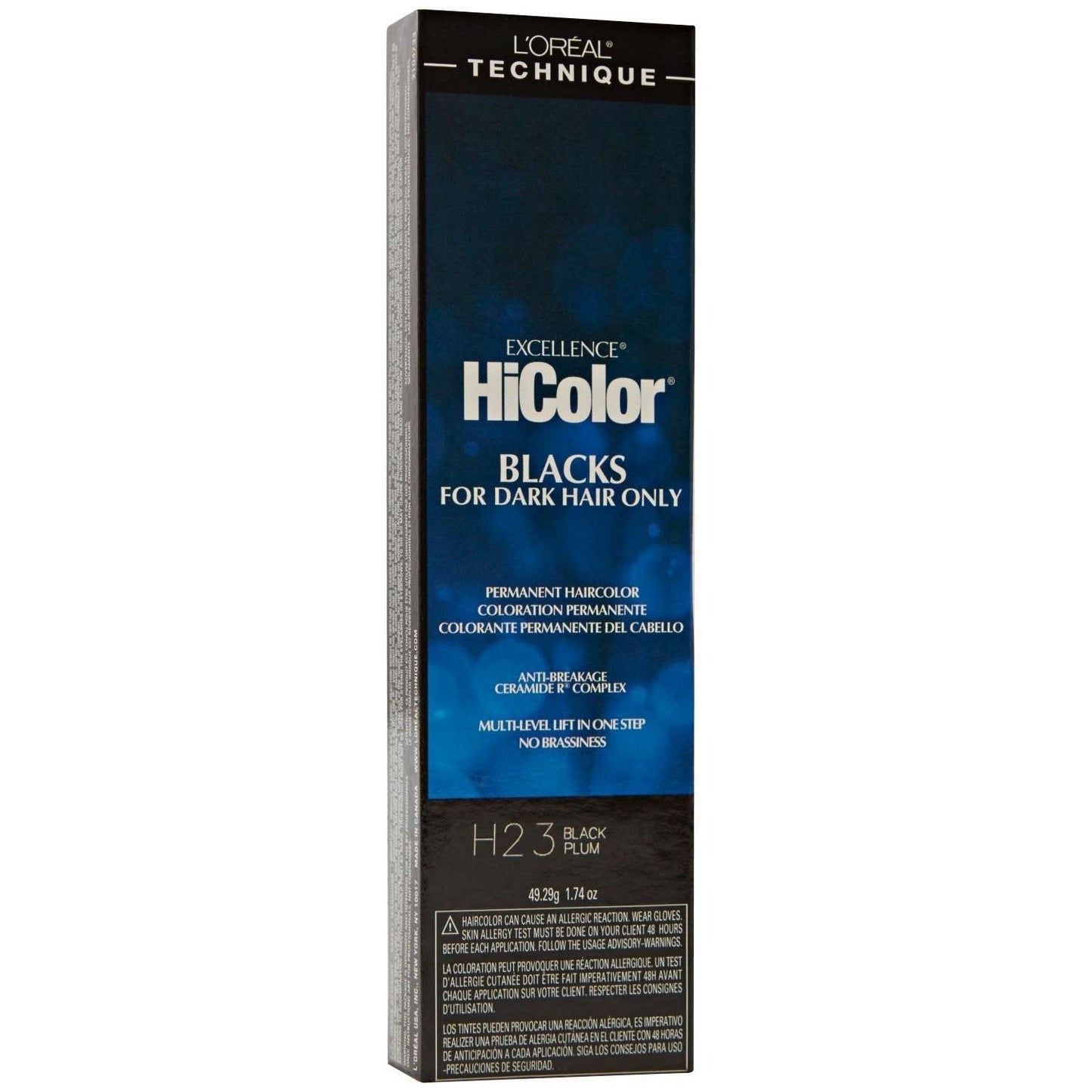 Permanent Hair Color Black Plum Full Gray Coverage