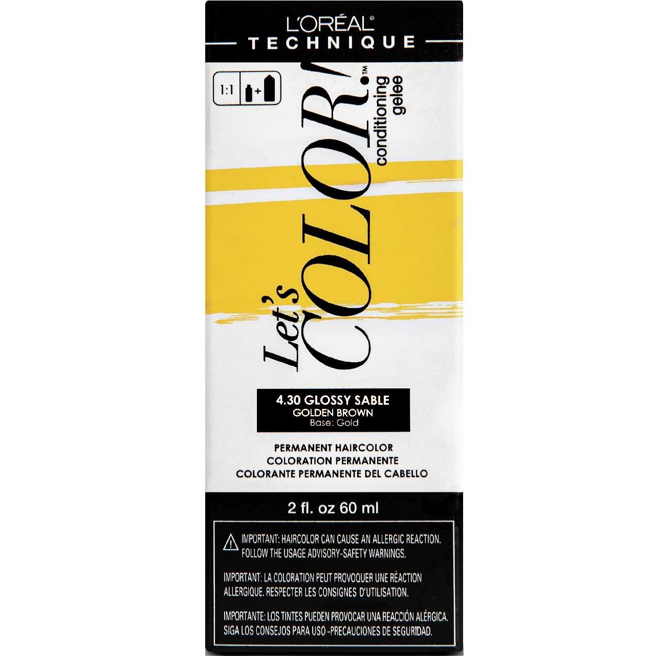 Hair Dye Glossy Sable 4.30