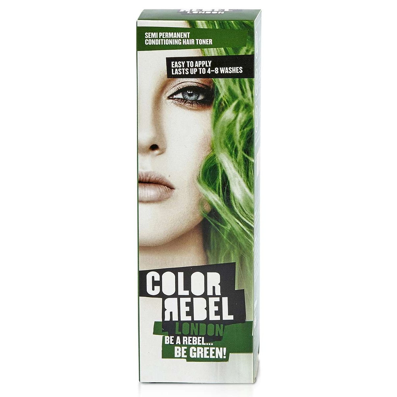 Semi Permanent Green Hair Color