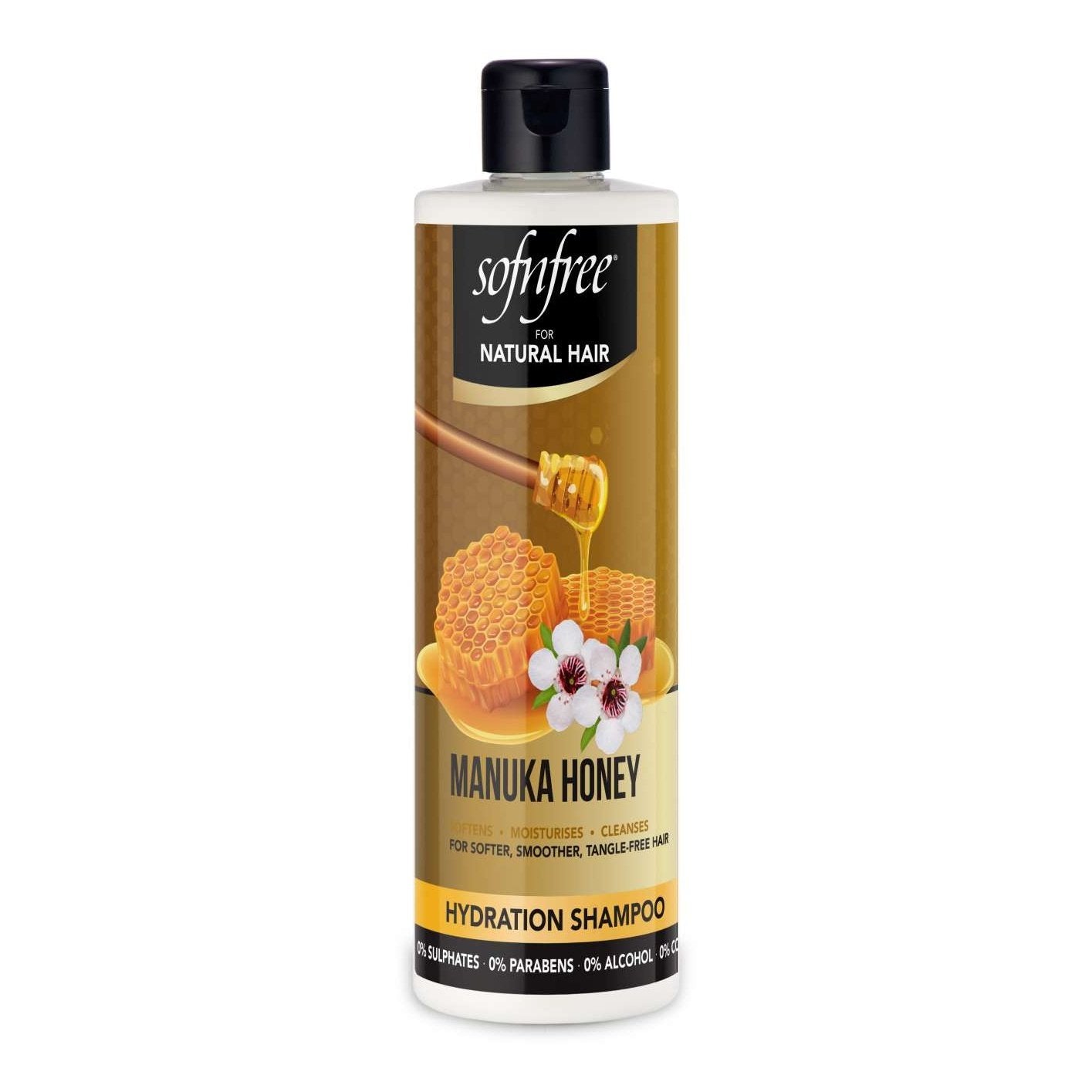 Hydration Shampoo with Manuka Honey for Natural Curly Hair