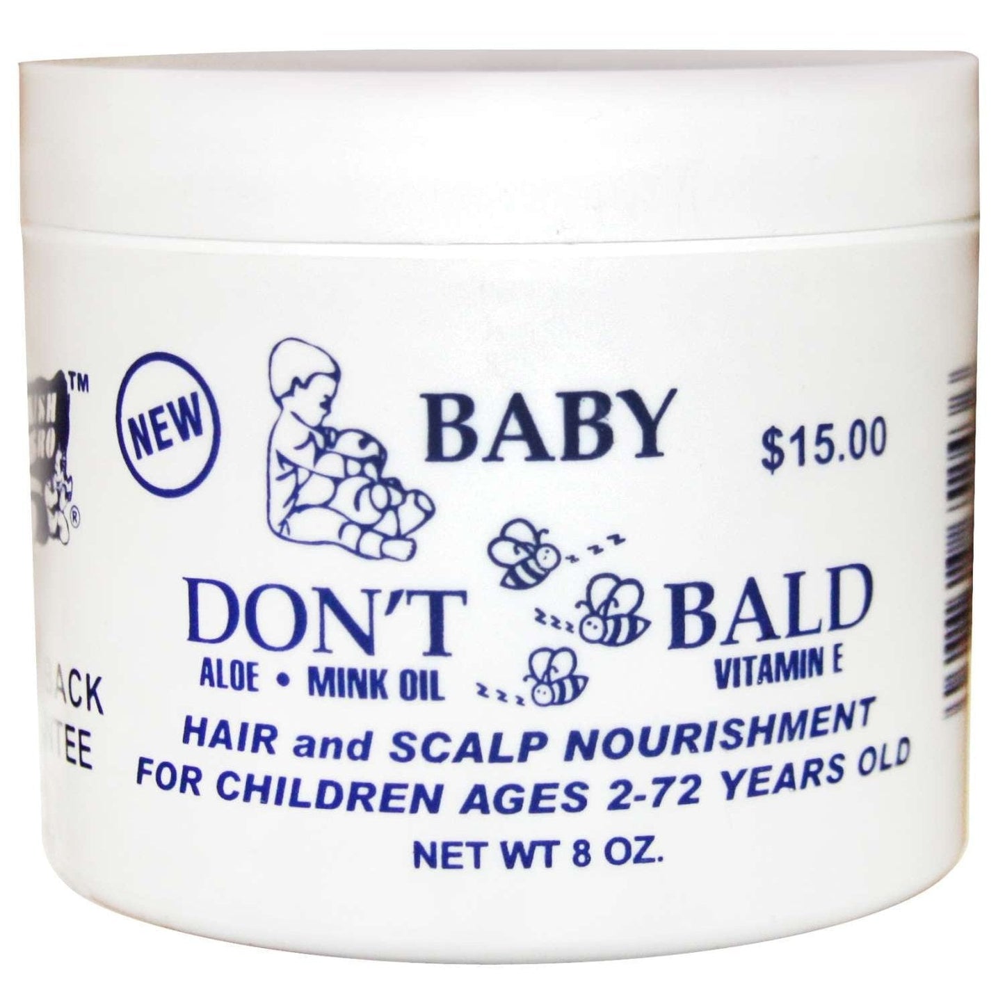 Hair and Scalp Nourishment for Thin Fragile Hair, Blue