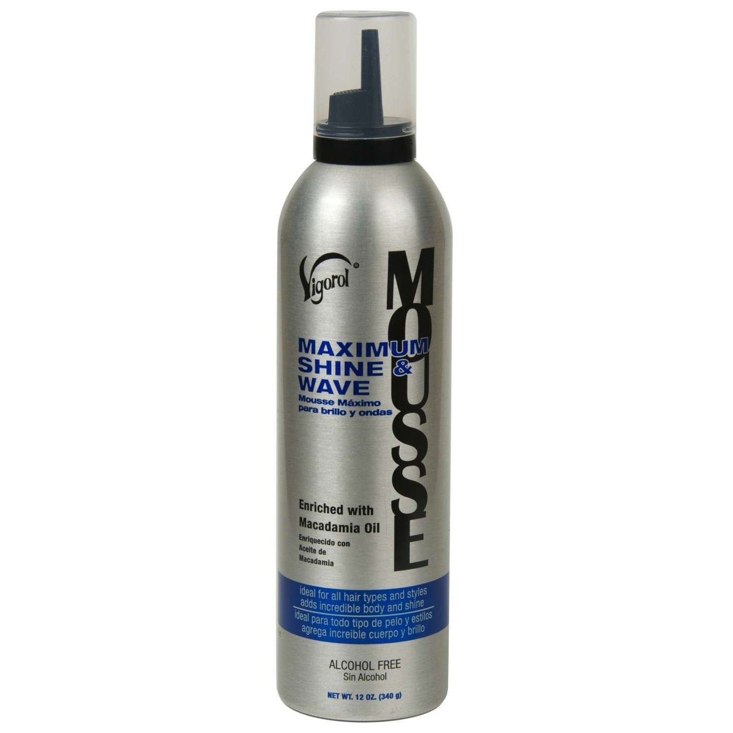 Wave Mousse with Macadamia Oil for Maximum Shine